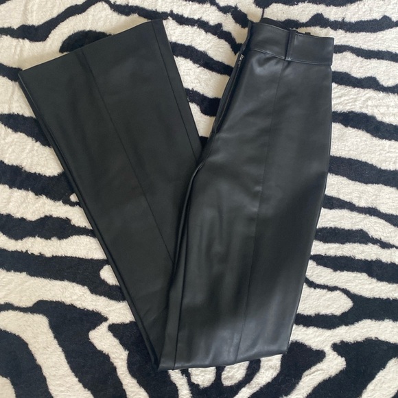😍NWOT Majorelle Blake Faux Leather Pants Black XS - Picture 6 of 6